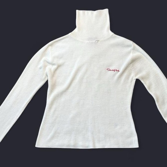 South Pole Sweaters - Southpole White Turtleneck Sweater XL | Y2K Streetwear | Junior Collection